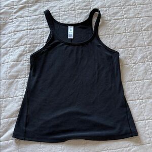 Lululemon black drapey softstreme tank